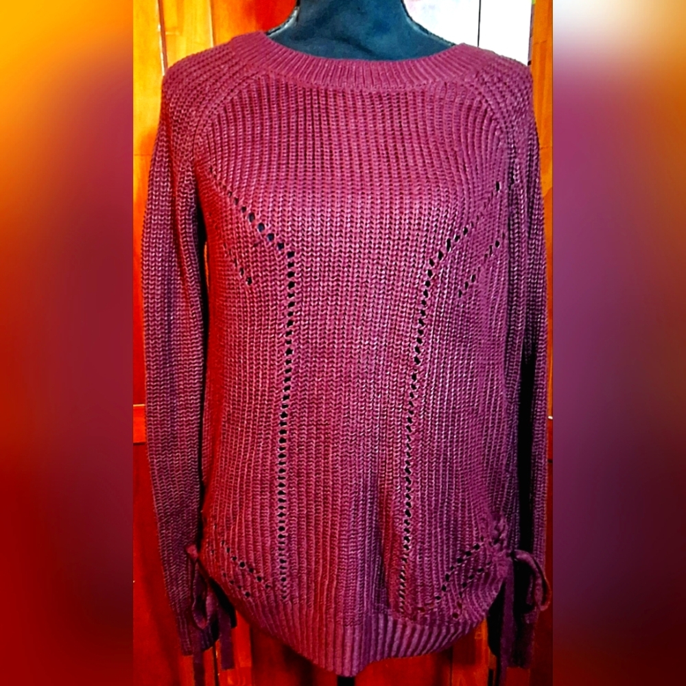 SO Maroon Knit Sweater